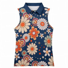 Купить футболки OXY GOLF: OXY GOLF Big Flower Power Woman Sleeveless Polo