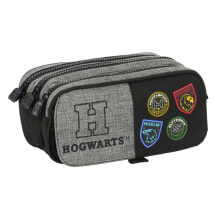 Double Carry-all Harry Potter House of champions Black Grey 21,5 x 10 x 8 cm