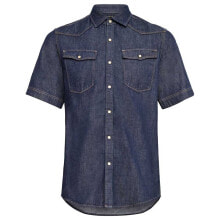 Мужские джинсовые рубашки g-STAR 3301 Slim Short Sleeve Shirt