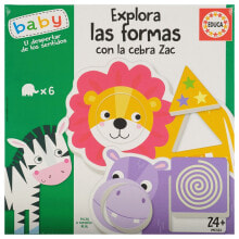 EDUCA BORRAS Explora Las Formas Con La Cebra Zac Puzzle