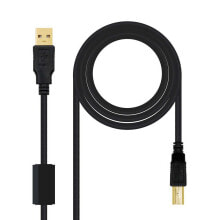 Купить запчасти и расходные материалы для мототехники NANOCABLE: NANOCABLE USB 2.0 To USB B cable 3 m