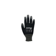 Asatex Handschuhe Größe 10 schwarz Polyamid m. Soft-Polyurethan , VE: 12 Paar