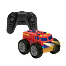 EUREKAKIDS Red and yellow rescue racer reversible radio controlled car