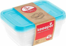 Посуда и емкости для хранения продуктов oKT Keeeper Zestaw Pojemników Fredo Fresh 3x1,25l 3067..