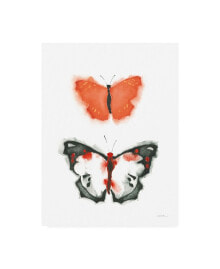 Trademark Global shirley Novak Watercolor Butterflies III Canvas Art - 15.5