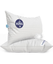 Continental Bedding soft Comfort with 700 Fill Power - King Size Set of 2