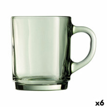 Cup Luminarc Alba Green Glass 250 ml (6 Units)