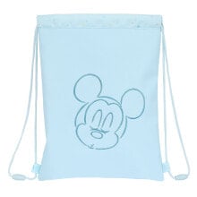 Backpack with Strings Mickey Mouse Clubhouse Light Blue (26 x 34 x 1 cm)