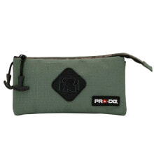 KARACTERMANIA Smart Khaki PRO DG Triple Pocket Pencil Case