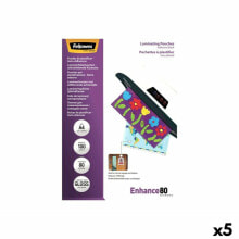 Laminating Pouches Fellowes 100 Pieces Transparent A4 (5 Units)