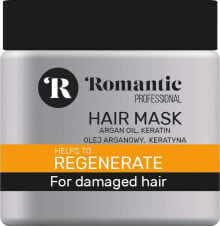 Маски и сыворотки для волос romantic Hair Mask Regenerate Восстанавливающая маска для волос с аргановым маслом и кератином 500 мл