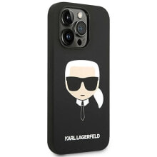 KARL LAGERFELD Klhcp14XSlkhbk iPhone 14 Pro Max 6.7 Silicone Karl`S Head phone case