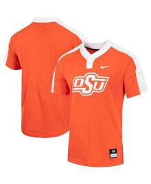 Nike men's Orange Oklahoma State Cowboys Replica 2-Button Softball Jersey