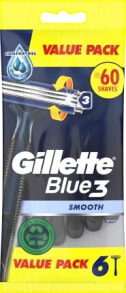 Купить женские бритвы и лезвия Gillette: Einwegrasierer, Blue3 Smooth, 6 St