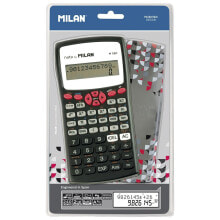 Школьные калькуляторы mILAN Blister Pack Black M240 Scientific Calculator With Printed Cover