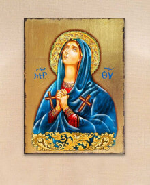 Icon Maria Magdalena Wall Art on Wood 16