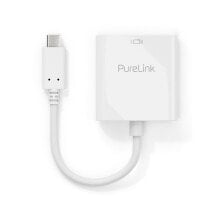 PureLink IS190 кабельный разъем/переходник USB-C DVI Белый