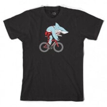 Мужские футболки CINELLI Shark Short Sleeve T-Shirt