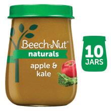 Детское пюре детское пюре Beech-Nut 10 шт, яблоко и капуста, от 6 месяцев