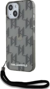 Karl Lagerfeld Etui Karl Lagerfeld KLHCP15SHKDPNSK Apple iPhone 15 / 14 / 13 hardcase IML Mono KL Pattern & Cord czarny/black