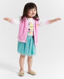 Купить детские куртки и пуховики для девочек Epic Threads: Toddler Girls Varsity Cardigan Jacket, Created for Macy's