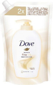 Dove Supreme Fine Silk Liquid Soap Питательное жидкое мыло для рук Рефил 500 мл