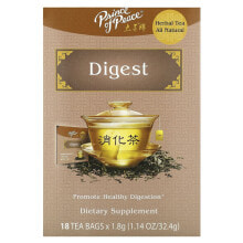 Herbal Tea, Digest, 18 Tea Bags, 1.14 oz (32.4 g)