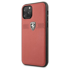 FERRARI Feobahcn58Re iPhone 11 Pro 5.8 Off Track Leather phone case