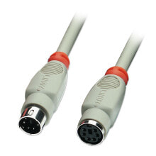 Lindy PS/2 2m кабель PS/2 Серый 33461