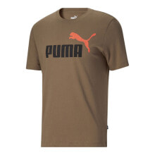 Коричневые мужские футболки PUMA купить от $36