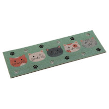 Doormat Versa Cats Thermoplastic Coconut Fibre 25 x 5 x 75 cm
