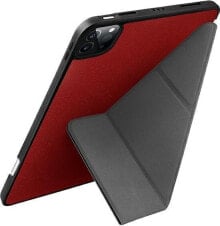 Чехлы для планшетов etui на планшете Uniq UNIQ etui Трансформа iPad Pro 11" (2021) Противомикробный червонец/коралловый красный