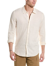 Onia Standard Linen-Blend Shirt Men's купить в аутлете