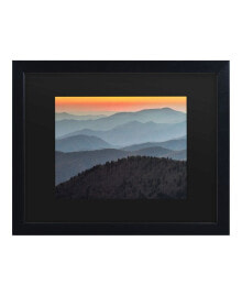 Trademark Global pierre Leclerc Great Smoky Sunset Matted Framed Art - 15