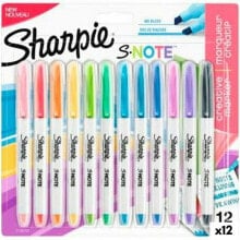 Набор маркеров Sharpie S-Note Разноцветный 12 Предметы 1-3 mm (12 штук) купить онлайн