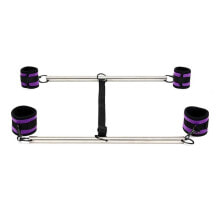Утяжка, лассо или хомут для БДСМ BONDAGE PLAY Double Spreader Bar with Suffs Adjustable Purple