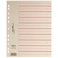 Pagna 44063-01 - Numeric tab index - Carton - Beige - Red - Portrait - A4 - Germany