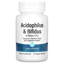 Acidophilus and Bifidus, Probiotic Blend, 8 Billion CFU, 60 Veggie Capsules