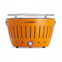 LotusGrill Grill ogrodowy Węglowy Standard 32 cm x 32 cm pomarańczowy