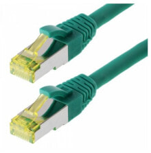 Кабель-каналы Helos Cat 6a S/FTP 1 m сетевой кабель Cat6a S/FTP (S-STP) Зеленый 118111