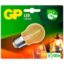 GP BATTERIES LED Mini Globus Gold E27 1.2W Light Bulb