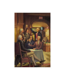 Trademark Global dan Craig Founding Fathers Canvas Art - 19.5