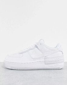 Nike – Air Force 1 Shadow – Sneaker in Dreifach-Weiß