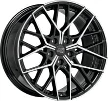 Колесный диск литой MSW MSW 74 gloss black full polished 8.5x18 ET50 - LK5/120 ML72.56