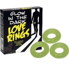 Эрекционное кольцо Spencer & Fleetwood Pack of 3 Glow in the Dark Love Rings