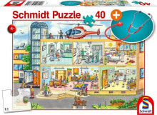 Детские развивающие пазлы Schmidt Spiele Puzzle 40 Farma + figurki zwierząt G3
