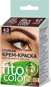 Краска для бровей и ресниц fitokosmetik Paint for eyebrows and eyelashes dark chocolate 2x2ml