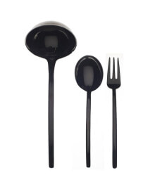 Due Oro Nero Serving Set, 3 Piece