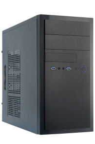 Компьютерные корпуса для игровых ПК корпус  ПК Chieftec HT-01B-OP системный блок Mini Tower Черный