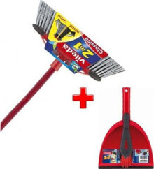 Brooms, scoops and floor brushes